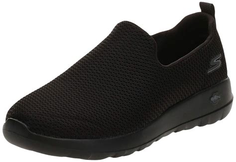 black slip on athletic shoes